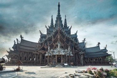 Pattaya, Tayland 'daki Doğruluk Tapınağı