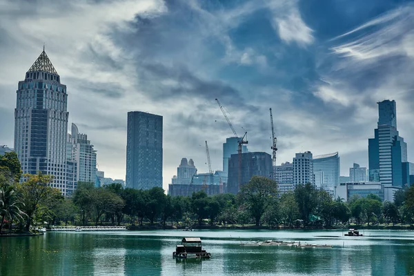 Bangkok, Tayland 'daki Lumpini Park şehri
