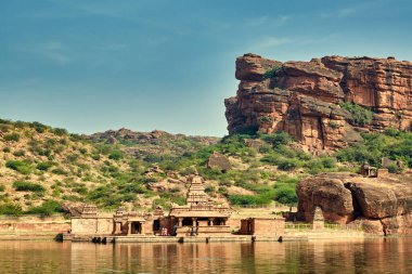 Badami 'deki Bhutanatha Tapınakları, Karnataka, Hindistan