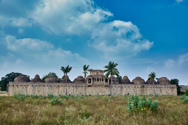 印度卡纳塔克邦汉皮的Vijayanagara神庙 — 图库照片