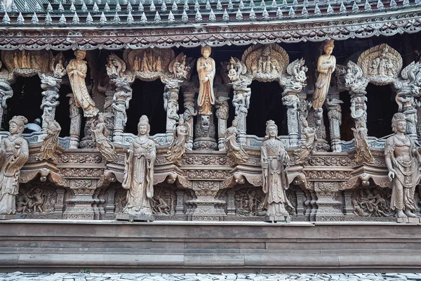 Heiligdom van Waarheid tempel in Pattaya, Thailand — Stockfoto