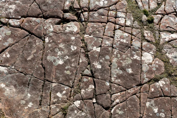 Image Rapprochée Texture Rocheuse Balnéaire Aux Formes Géométriques — Photo