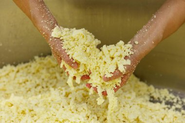 Peynir yapma süreci kremayı Whey No 'dan ayırır. 4