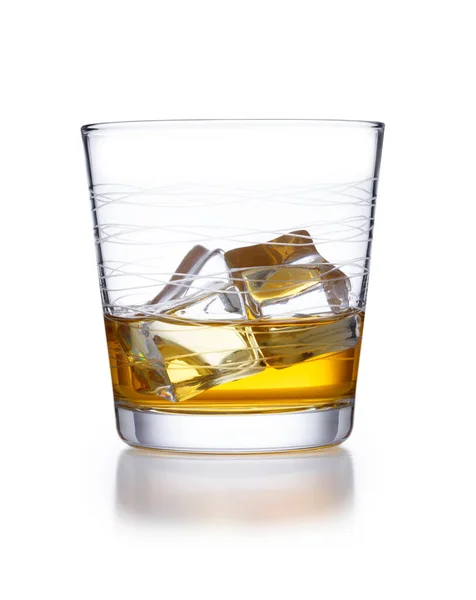 Ein Isoliertes Reich Verziertes Glas Whisky Und Eis Tumbler Stil — Stockfoto