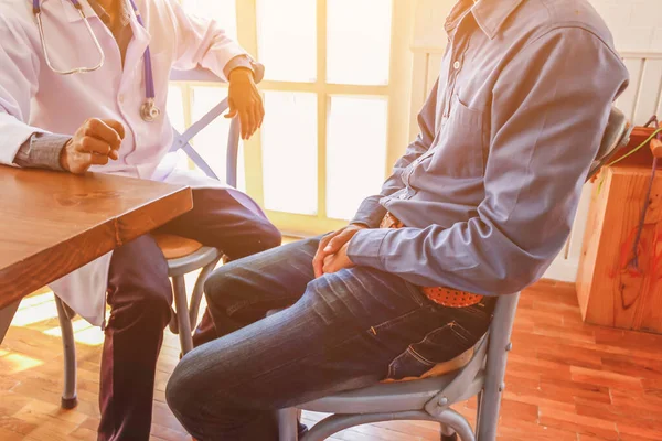 Enfoque Suave Selectivo Los Pacientes Que Están Preocupados Por Cáncer — Foto de Stock