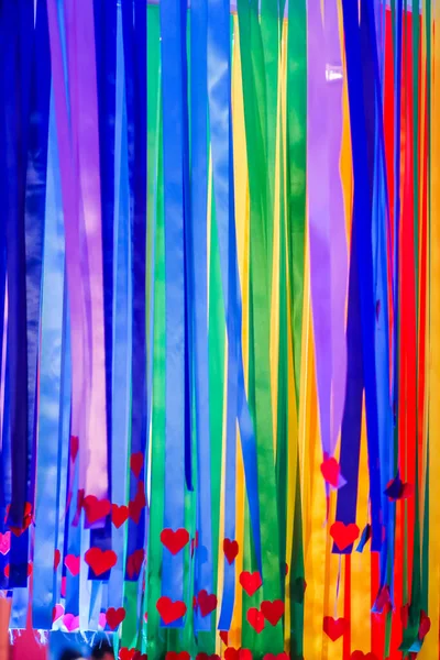 Rainbow ribbons and various symbols Which represents the celebration of the LGBTQ Pride Parades and represents the pride of LGBT people Many countries will have LGBTQ Pride Parades to celebrate