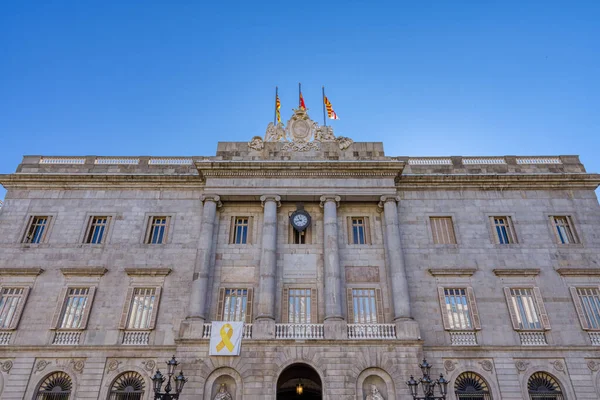 Stadhuis Van Barcelona Placa Sant Jaume Barcelona Spanje — Stockfoto