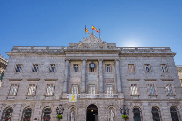 Stadhuis Van Barcelona Placa Sant Jaume Barcelona Spanje — Stockfoto