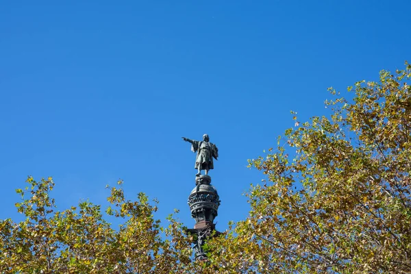 Barcelona España Noviembre 2018 Mirador Colom Barcelona España — Foto de Stock