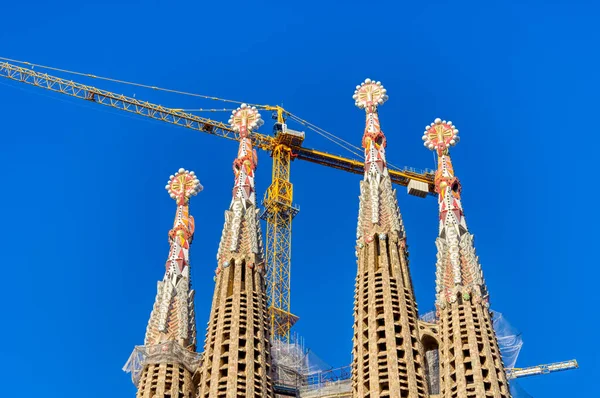 Sagrada Família Catedral Projetada Por Gaudi Barcelona Espanha — Fotografia de Stock