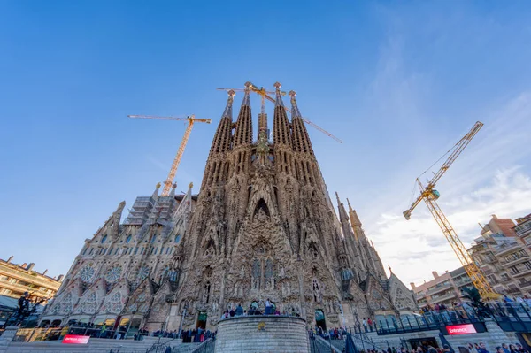 Barcelona España Noviembre 2018 Sagrada Familia Catedral Diseñada Por Gaudí — Foto de Stock