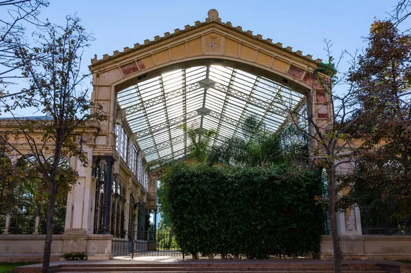 Ciutadella parkının serası. Barcellona. İspanya.