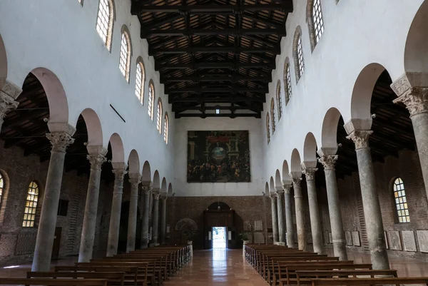 Ravenna Itálie 2018 Uvnitř Kostela San Giovanni Evangelista Ravenně Itálie — Stock fotografie