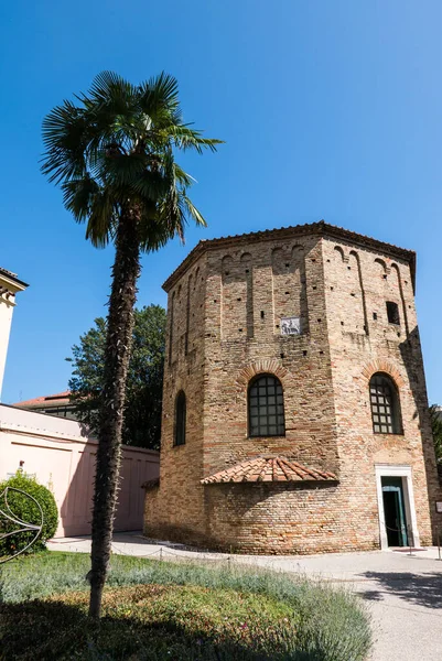 Baptisterium Der Orthodoxen Oder Neonianer Ravenna Italien — Stockfoto