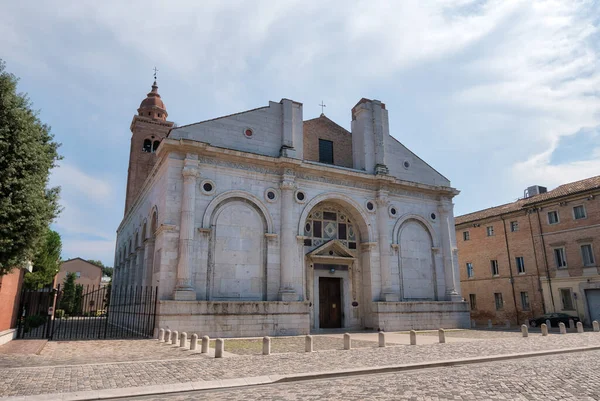 Tempio Malatestiano Anlamı Malatesta Tapınağı Francis Rimini Nin Adını Alan — Stok fotoğraf