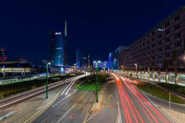 Porta Nuova Garibaldi 'nin yeni ilçesi, Milan, İtalya