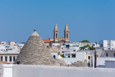 SS Bazilikası Kilisesi. Cosma ve Damiano. Alberobello. Puglia. İtalya.