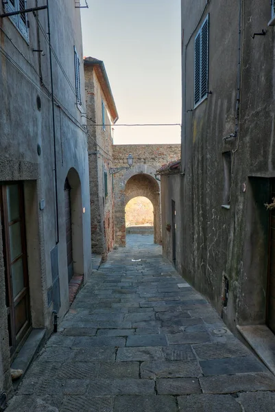 Alleys Chiusdino Italy — Stock Photo, Image