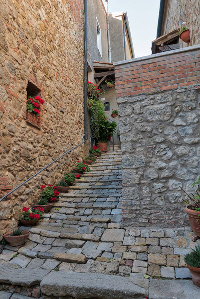 For the alleys of Chiusdino,italy