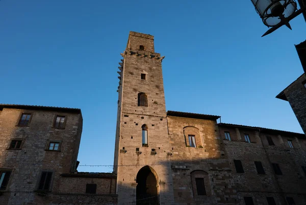 San Gimignano Una Delle Mete Più Iconiche Riconoscibili Tutta Toscana — Foto Stock