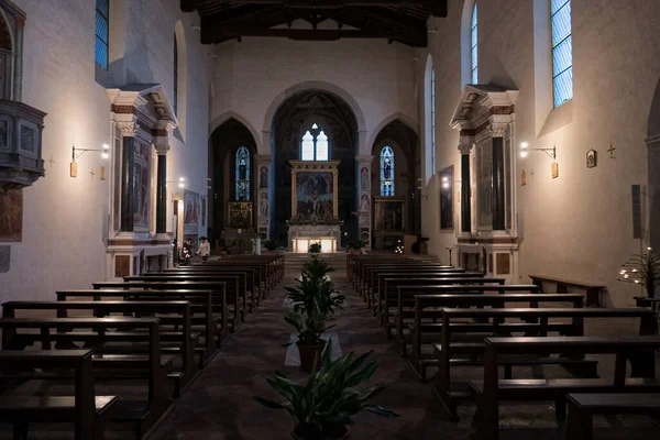 Kostel Svatého Agostina San Gimignanu Jedním Nejkrásnějších Kostelů Toskánsku Příkladem — Stock fotografie