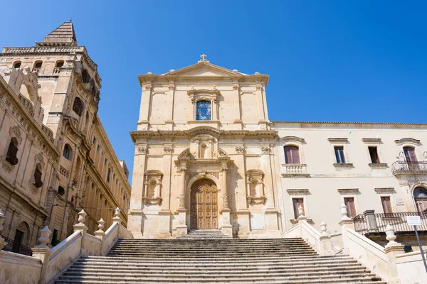 Gevel Trap Van Kerk Van San Francesco Assisi Aan Immacolata — Stockfoto