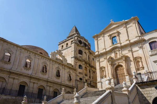 Gevel Trap Van Kerk Van San Francesco Assisi Aan Immacolata — Stockfoto