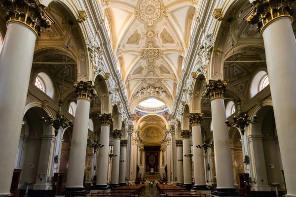 Ragusa Italia Agosto 2017 Interior Barroco Del Siglo Xviii Catedral —  Fotos de Stock