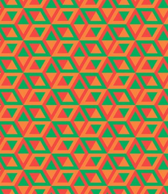 Soyut 3D arkaplan. Küp duvarı. Vektör illüstrasyonu