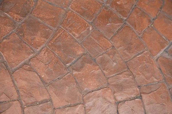 Stamp Concrete Floor Texture — Stock Photo, Image