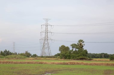 Cumartesi yüksek voltaj, yüksek voltaj elektrik direkleri..