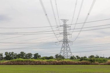 Cumartesi yüksek voltaj, yüksek voltaj elektrik direkleri..