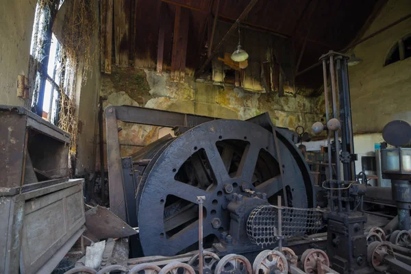 Detalhes Mina Abandonada Sérvia — Fotografia de Stock