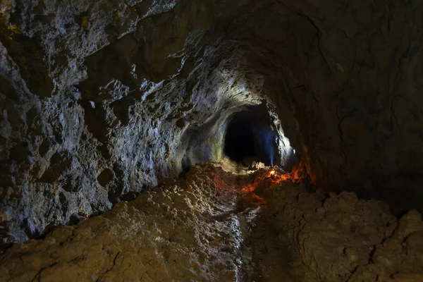 Túnel Abandonado Mina Cobre Serbia — Foto de Stock