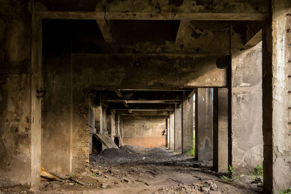 Fábrica Abandonada Esquecida Sérvia — Fotografia de Stock