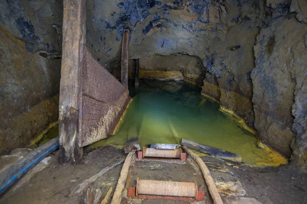 Abandoned Tunnel Copper Mine Serbia Royalty Free Stock Photos