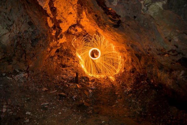 Verlassener Tunnel Kupfermine Serbien — Stockfoto