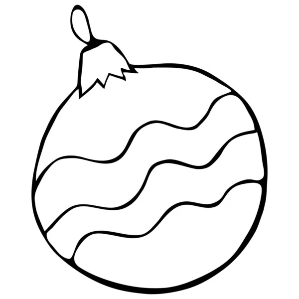 Vánoční Stromeček Ručně Kreslené Vektorové Ilustrace Nový Rok Vánoce Pro — Stockový vektor
