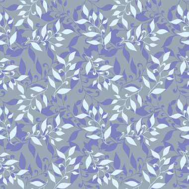 Kusursuz bir yaprak deseni, kumaş, duvar kağıdı, kağıt, ambalaj, tekstil tasarımı.