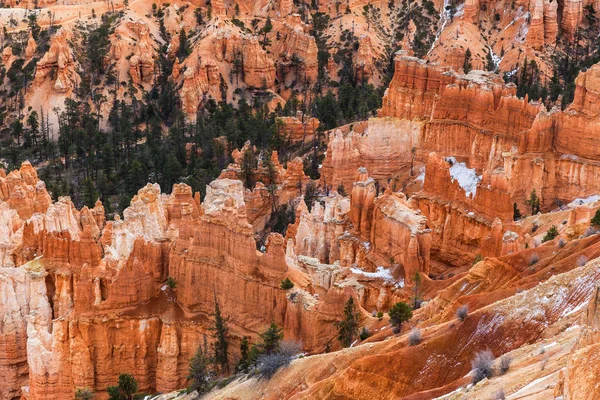 Hoodoos Gros Plan Dans Parc National Bryce Canyon Dans Utah — Photo