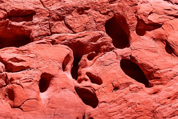 サンゴの色で着色砂岩の背景とテクスチャ — ストック写真