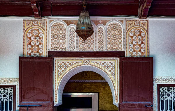 Interior Riad Pequeño Hotel Familiar Medina Marrakech Vista Del Patio — Foto de Stock
