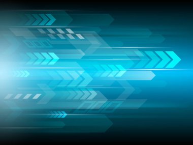 Vektör Soyut Teknoloji Şablonu arka planı. Yüksek teknoloji dijital fütüristik kavram.