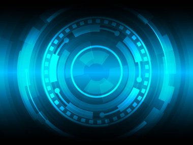 Vektör Soyut Teknoloji Şablonu arka planı. Yüksek teknoloji dijital fütüristik kavram.