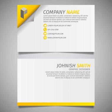Modern yaratıcı kartvizit ve isim kartı, yatay basit temiz şablon vektör tasarımı, dikdörtgen boyutunda yerleşim.