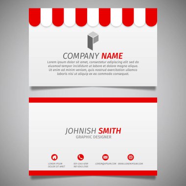 Modern yaratıcı kartvizit ve isim kartı, yatay basit temiz şablon vektör tasarımı, dikdörtgen boyutunda yerleşim.