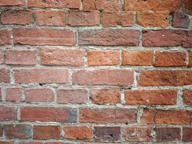 Eski kırmızı tuğla duvar arka plan dokusu. Yüksek kalite fotoğraf