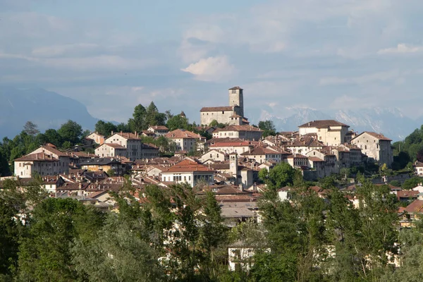 Feltre. A small town in the Dolomites of Belluno — Stock Photo, Image
