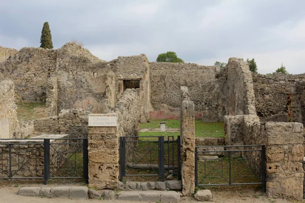Pompeia Scavi Della Citt Ricoperta Lava Nell Eruzione Del Gli — Fotografia de Stock