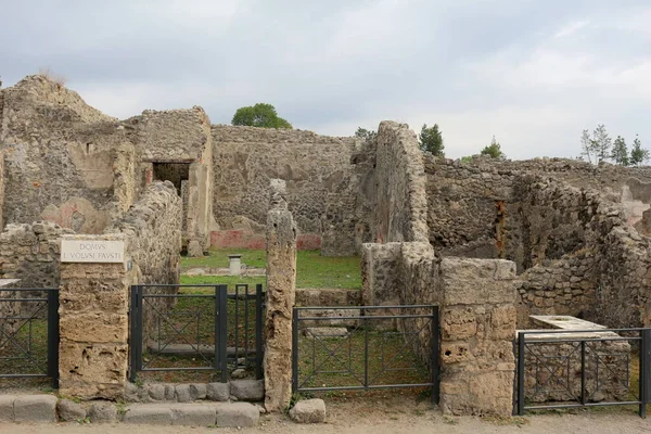 Pompeji Scavi Della Citt Ricoperta Lava Nell Eruzione Del Gli — Stockfoto